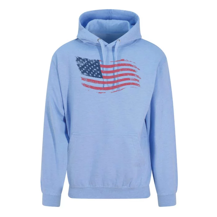 4th Of July Vintage USA Flag Unisex Surf Hoodie