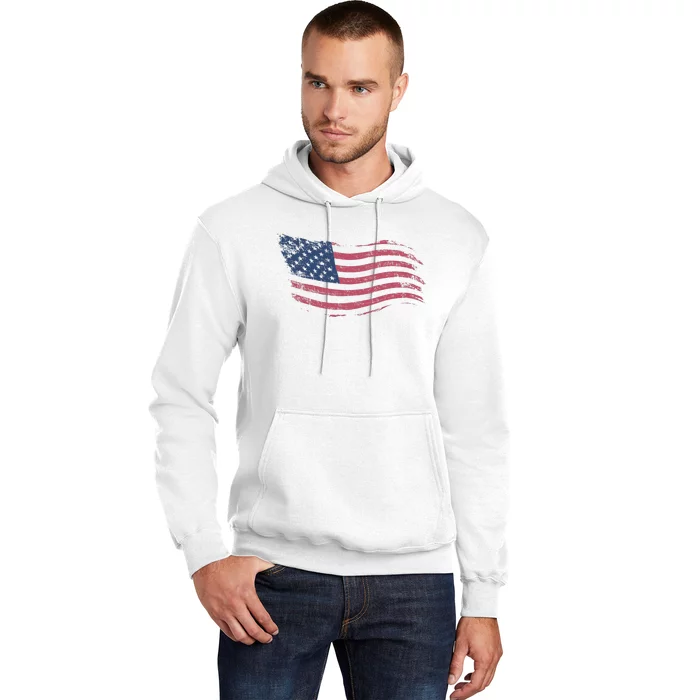 4th Of July Vintage USA Flag Hoodie