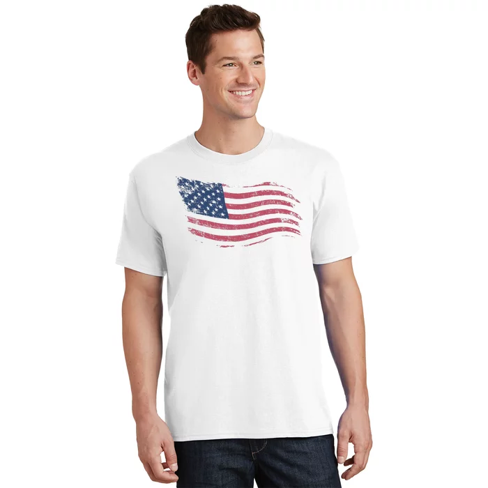 4th Of July Vintage USA Flag T-Shirt