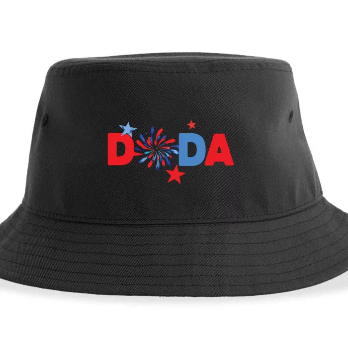 4th Of July Birthday Matching One Little Firecracker Sustainable Bucket Hat