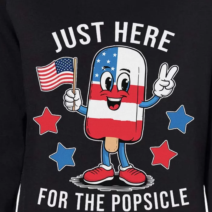 4th Of July Popsicle Usa American Flag Patriotic Womens California Wash Sweatshirt