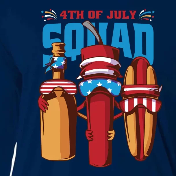 4th Of July Squad Cooling Performance Long Sleeve Crew