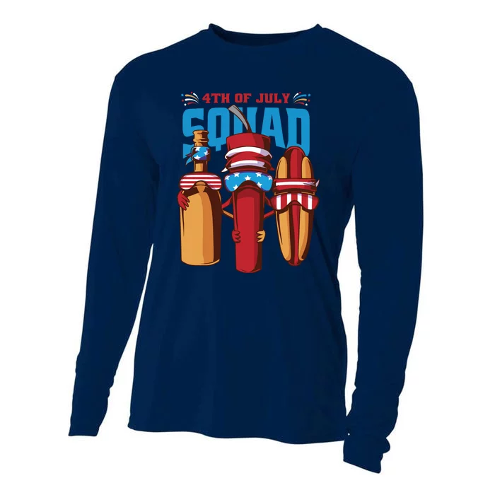 4th Of July Squad Cooling Performance Long Sleeve Crew