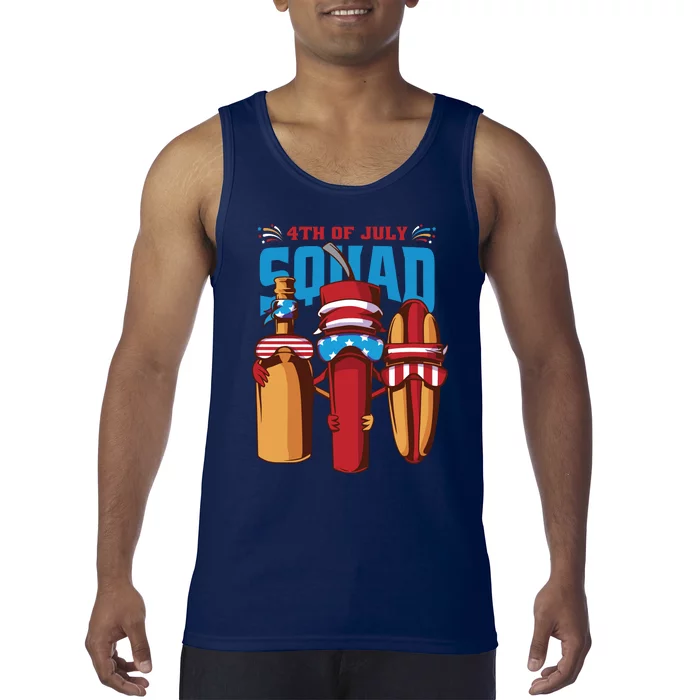 4th Of July Squad Tank Top