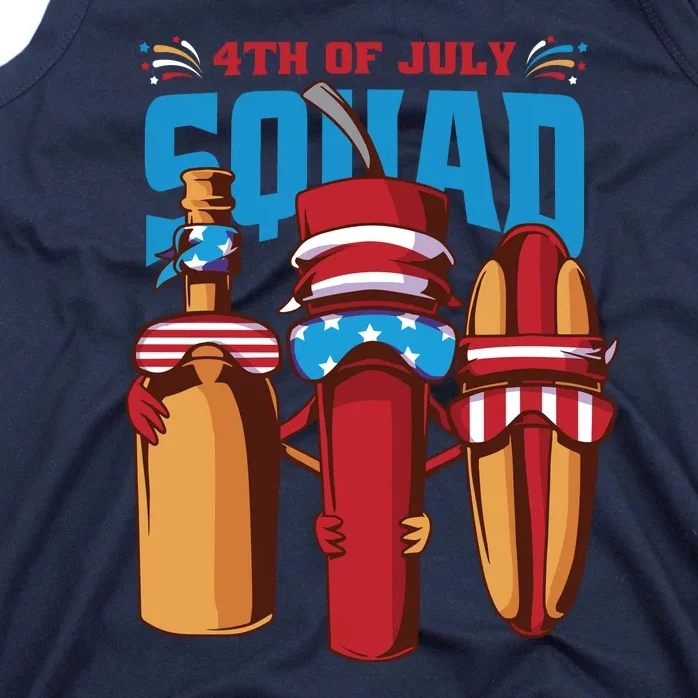 4th Of July Squad Tank Top