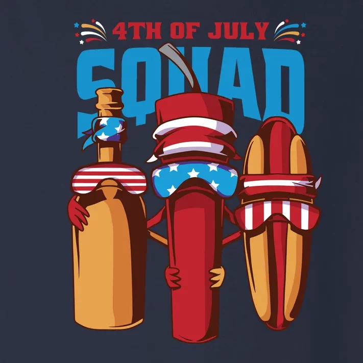 4th Of July Squad Toddler Long Sleeve Shirt