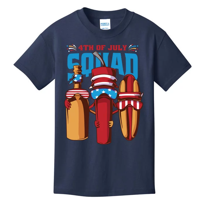 4th Of July Squad Kids T-Shirt