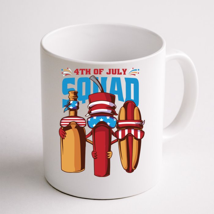 4th Of July Squad Front & Back Coffee Mug