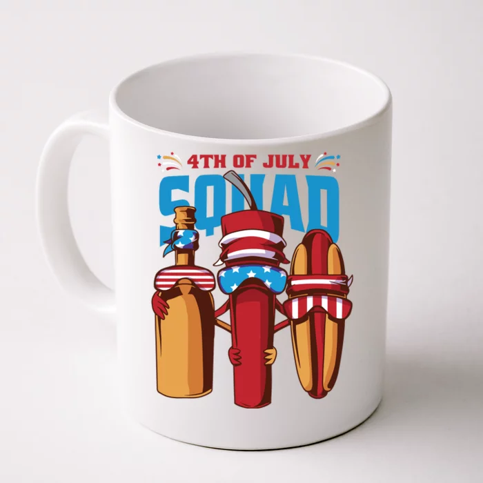 4th Of July Squad Front & Back Coffee Mug