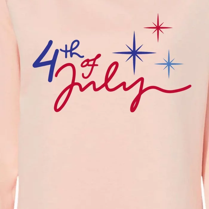 4th Of July Celebration Cute Womens California Wash Sweatshirt