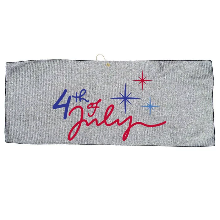 4th Of July Celebration Cute Large Microfiber Waffle Golf Towel