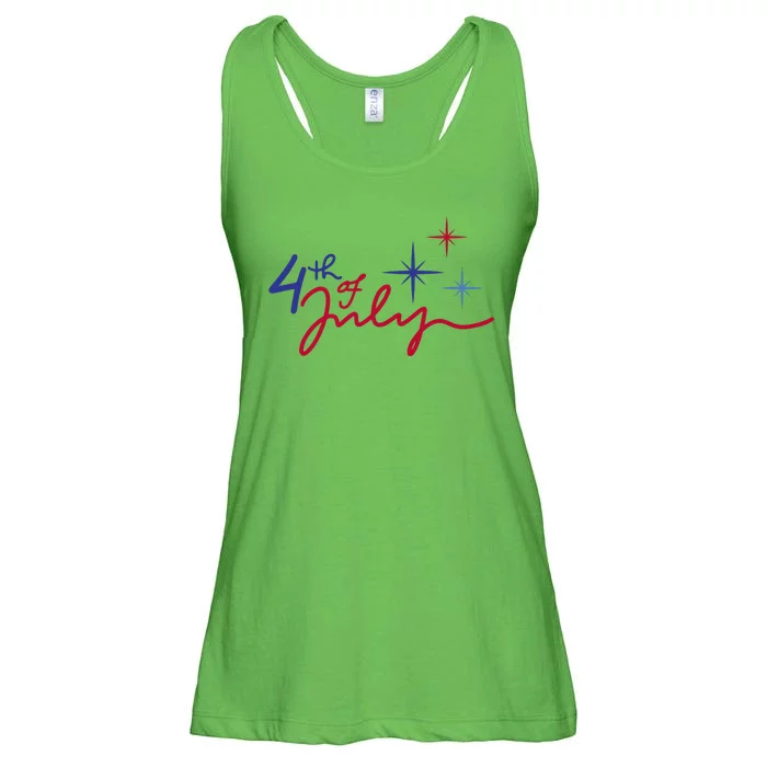 4th Of July Celebration Cute Ladies Essential Flowy Tank