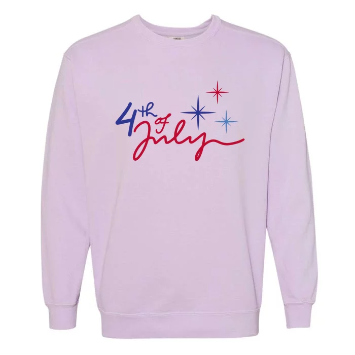 4th Of July Celebration Cute Garment-Dyed Sweatshirt