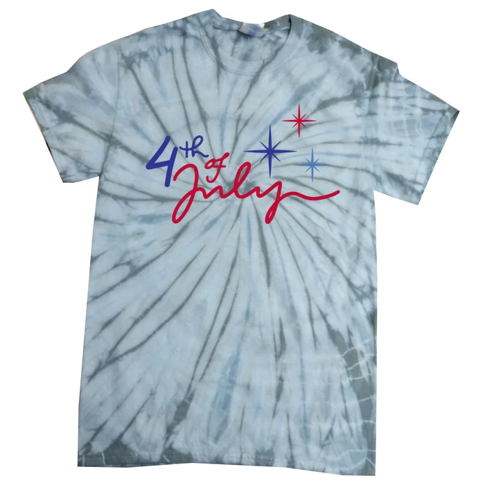 4th Of July Celebration Cute Tie-Dye T-Shirt