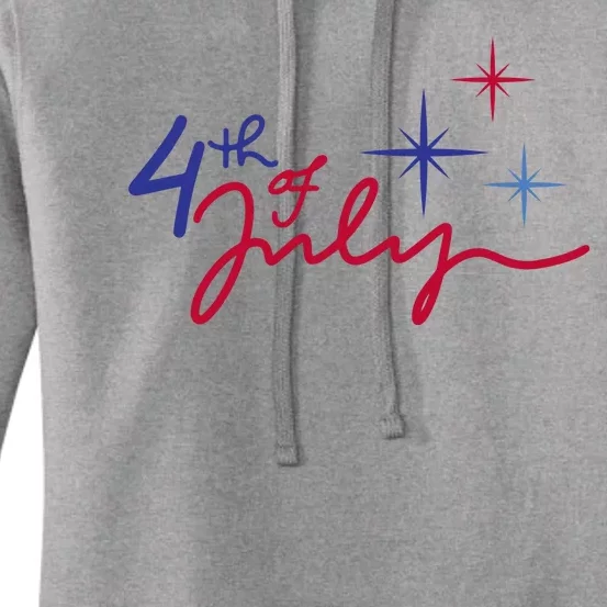 4th Of July Celebration Cute Women's Pullover Hoodie