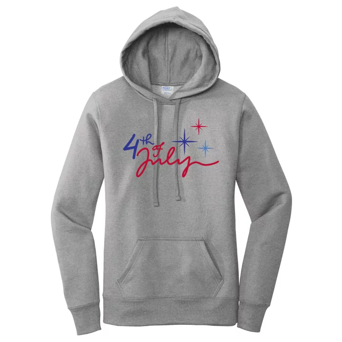 4th Of July Celebration Cute Women's Pullover Hoodie