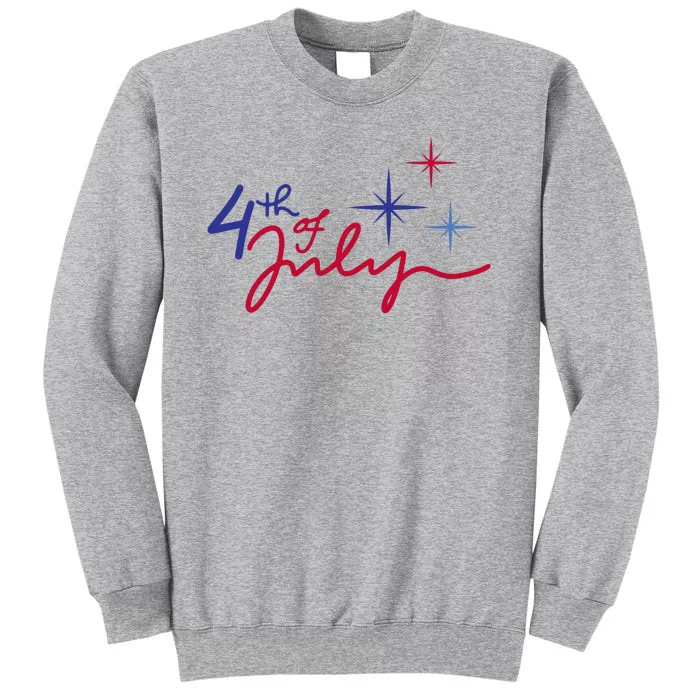 4th Of July Celebration Cute Tall Sweatshirt