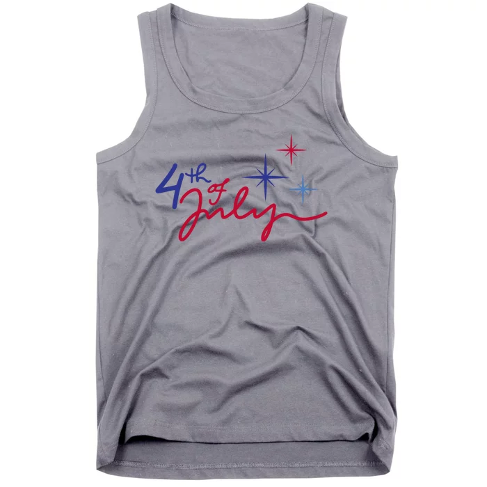 4th Of July Celebration Cute Tank Top