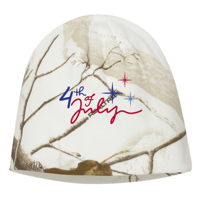 4th Of July Celebration Cute Kati - Camo Knit Beanie