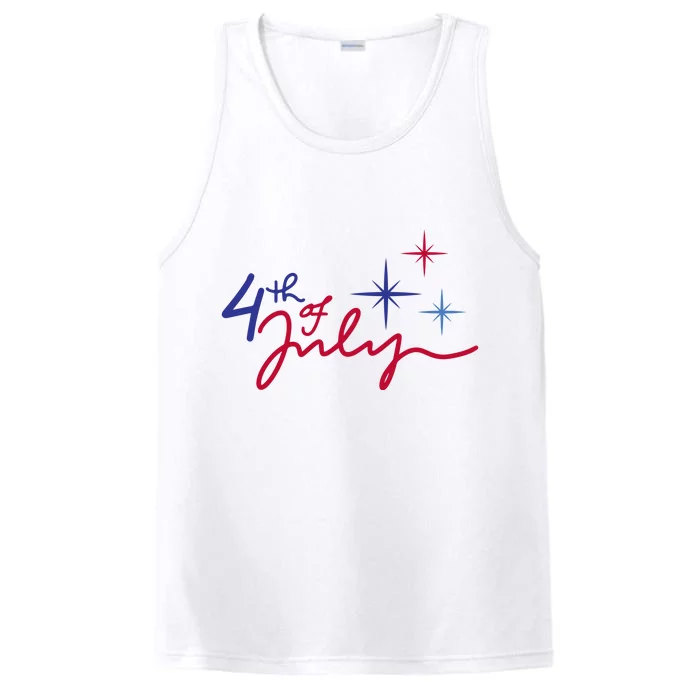 4th Of July Celebration Cute Performance Tank