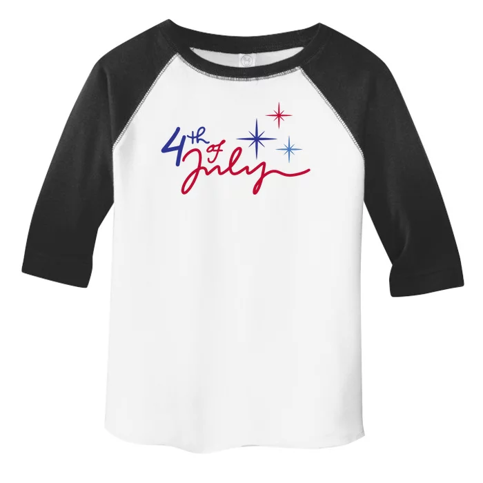 4th Of July Celebration Cute Toddler Fine Jersey T-Shirt