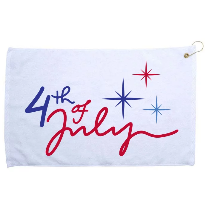 4th Of July Celebration Cute Grommeted Golf Towel