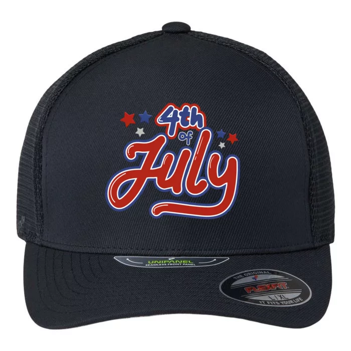 4th Of July Holiday Celebration Flexfit Unipanel Trucker Cap