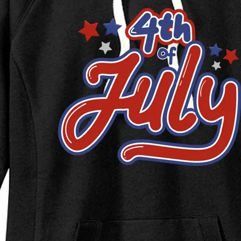 4th Of July Holiday Celebration Women's Fleece Hoodie