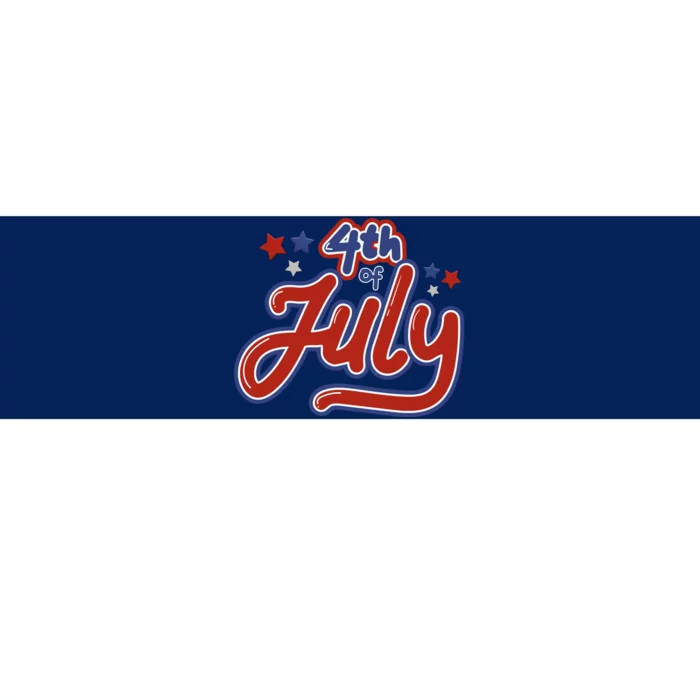 4th Of July Holiday Celebration Bumper Sticker