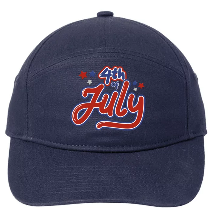 4th Of July Holiday Celebration 7-Panel Snapback Hat