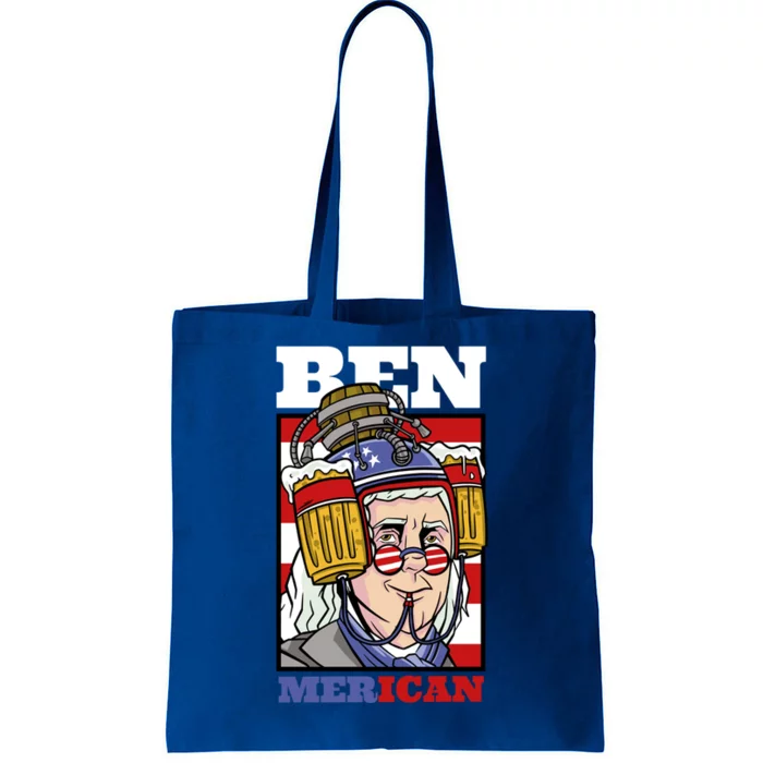 4th Of July Independence Day Ben Drankin Merica Gift Tote Bag