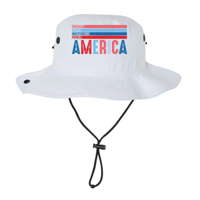 4th Of July Freedom America Vintage Legacy Cool Fit Booney Bucket Hat