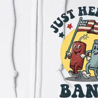 4th Of July Funny Adult Humor For Swinger American Couples Full Zip Hoodie