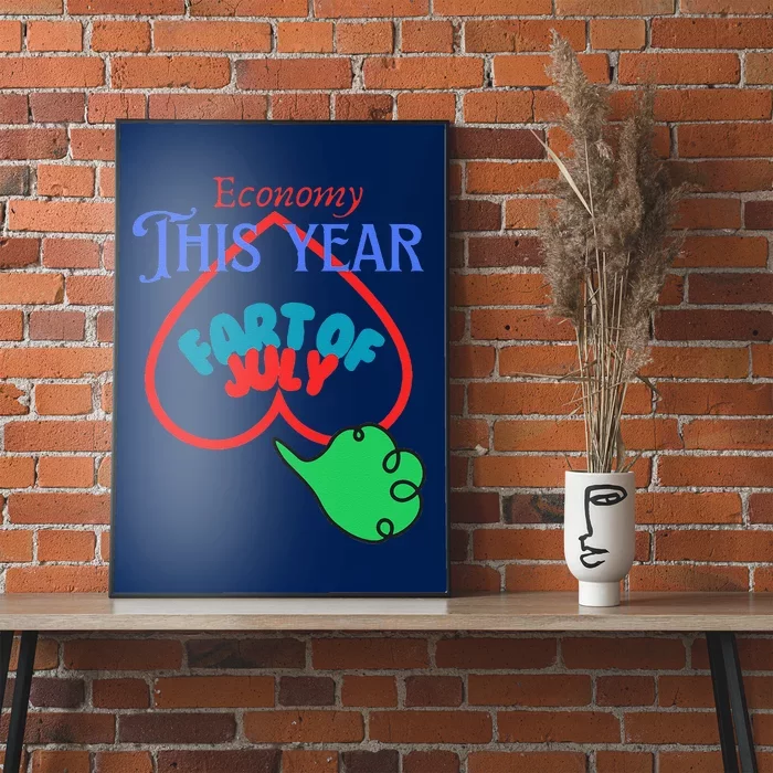 4th Of July Economy This Year Fart Of July Poster