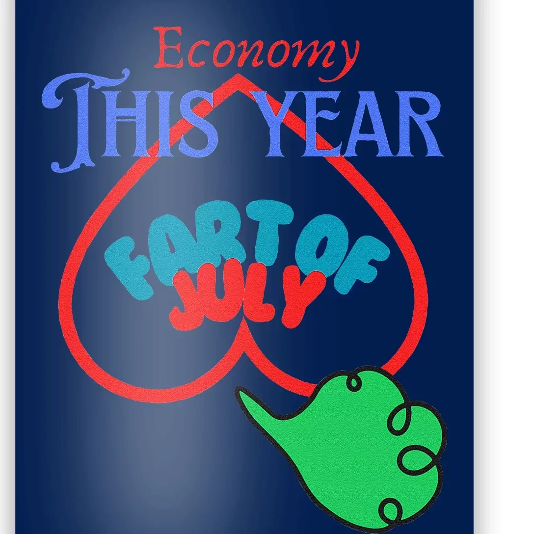 4th Of July Economy This Year Fart Of July Poster