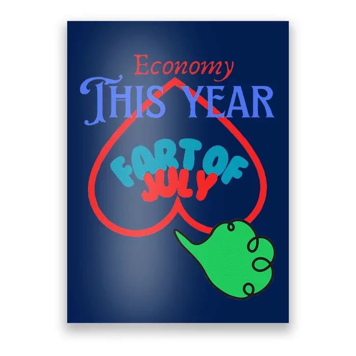 4th Of July Economy This Year Fart Of July Poster