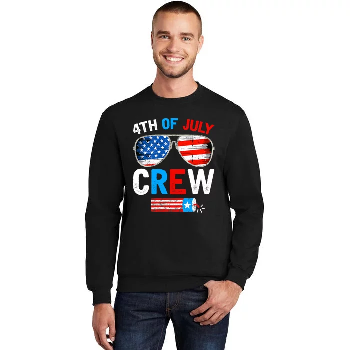 4th Of July Crew Matching Family Outfits Sweatshirt