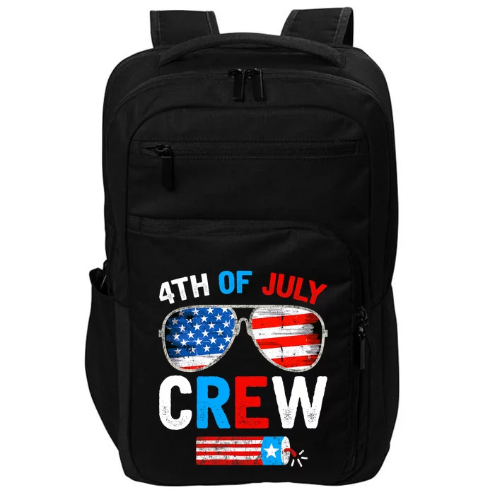 4th Of July Crew Matching Family Outfits Impact Tech Backpack