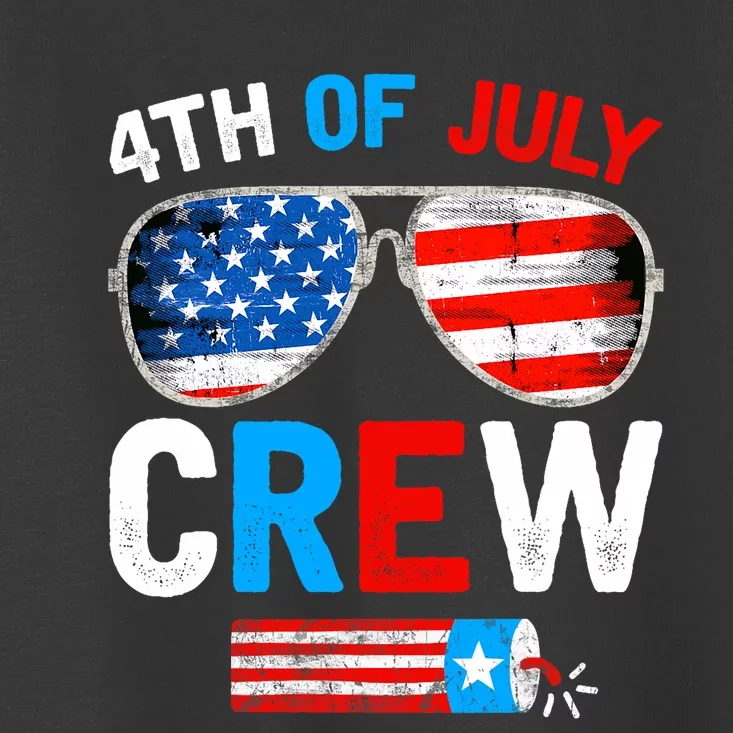 4th Of July Crew Matching Family Outfits Toddler T-Shirt