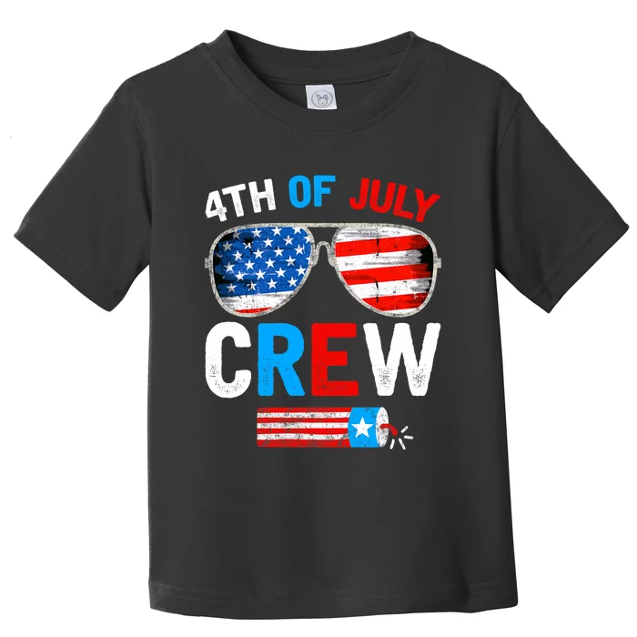 4th Of July Crew Matching Family Outfits Toddler T-Shirt