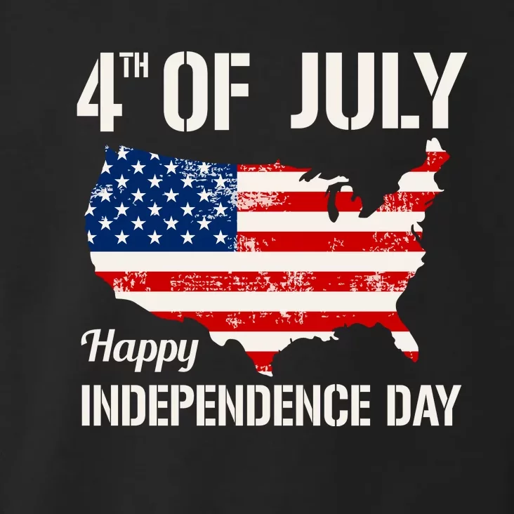 4th Of July Independence Day Celebration Graphic Toddler Hoodie