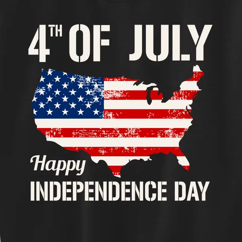 4th Of July Independence Day Celebration Graphic Kids Sweatshirt