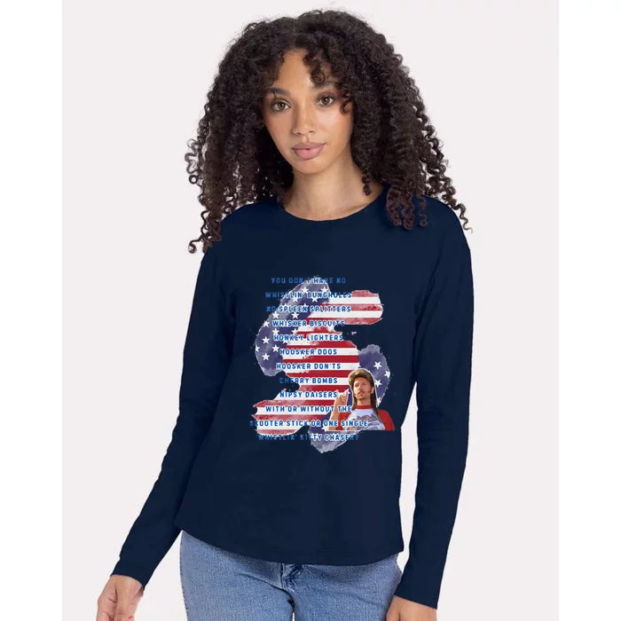 4th Of July Womens Cotton Relaxed Long Sleeve T-Shirt