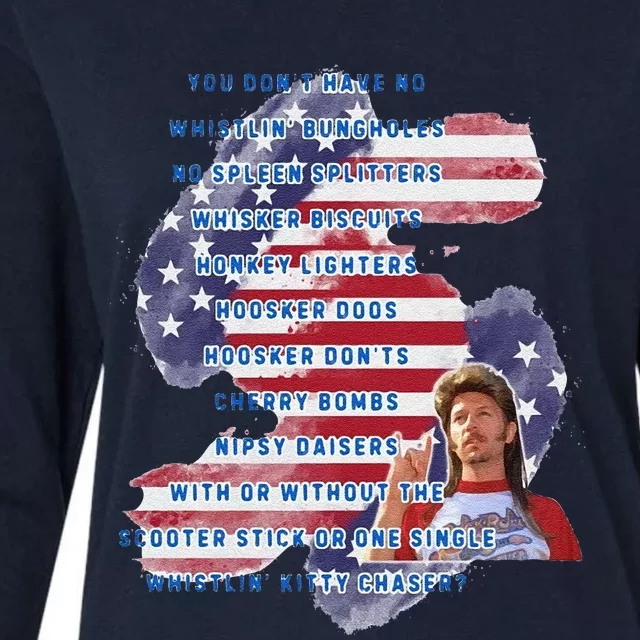 4th Of July Womens Cotton Relaxed Long Sleeve T-Shirt