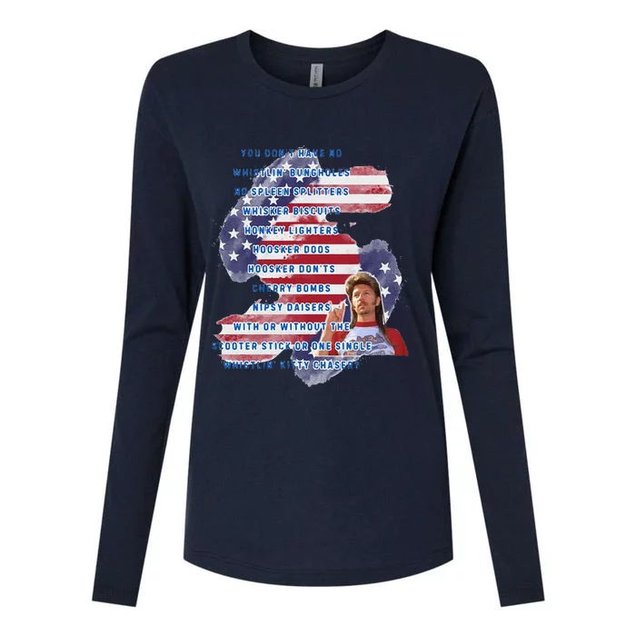 4th Of July Womens Cotton Relaxed Long Sleeve T-Shirt