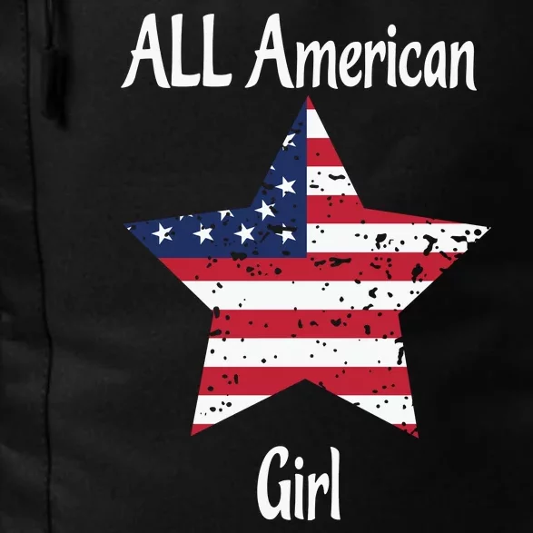 4th Of July All American Girl Usa Flag Daily Commute Backpack