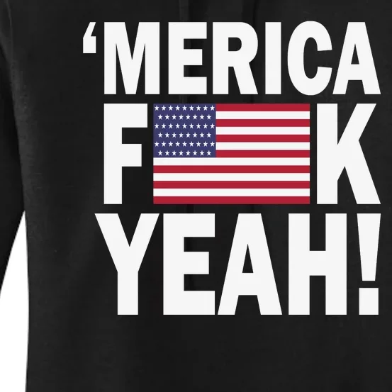 4th Of July Merica Funny Yeah! Women's Pullover Hoodie