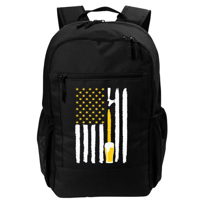 4th Of July American Flag Beer Lovers Daily Commute Backpack