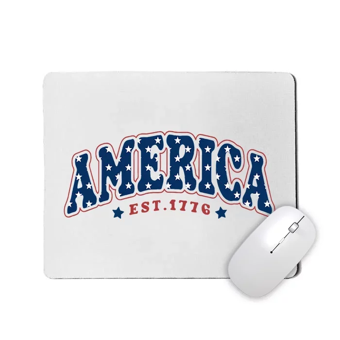 4th of july America Est 1776 4th july Mousepad