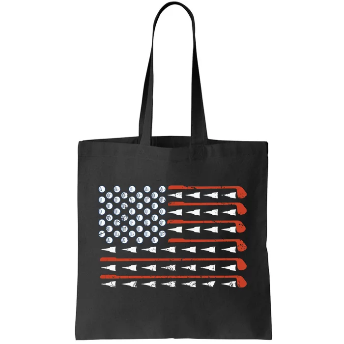 4th Of July American Flag Golf Tote Bag